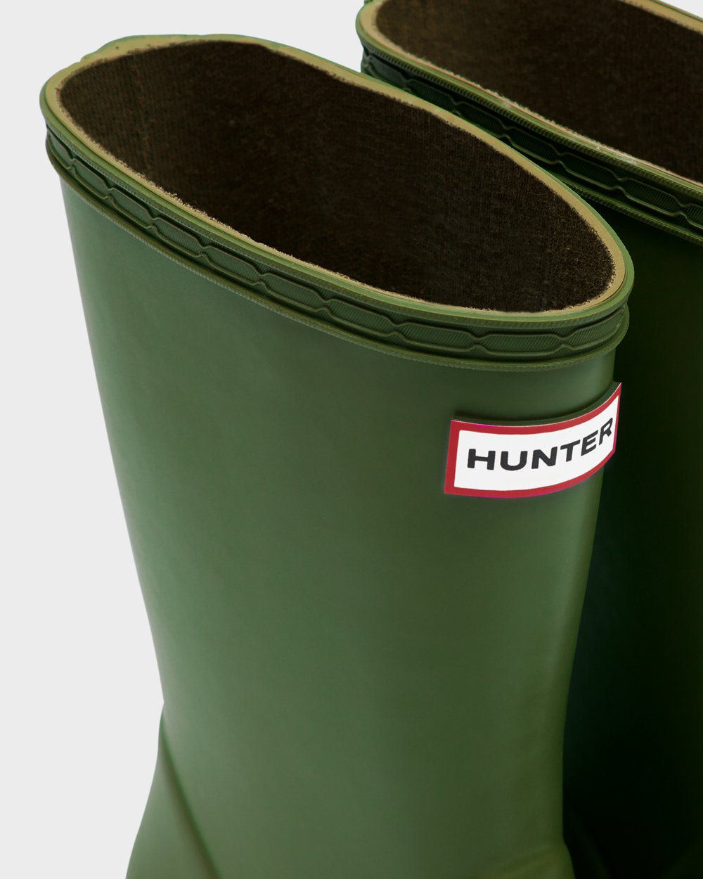 Bottes de Pluie Hunter Original First Classic Enfant Vert QZGRKBS-47